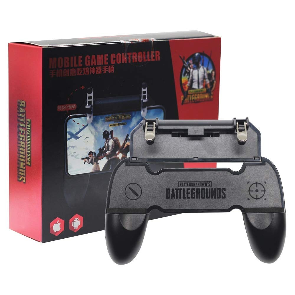 Mobile Gaming Controller Gamepad with Fire Trigger – Joystick Grip for PUBG, Fortnite & FPS Games